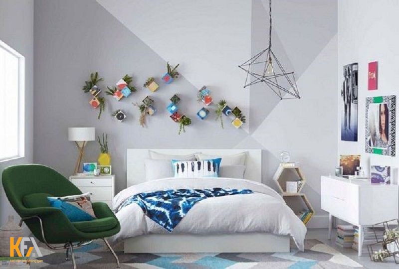 Sử dụng đồ handmade để tự decor phòng ngủ là ý tưởng khá hay ho bạn nên thử