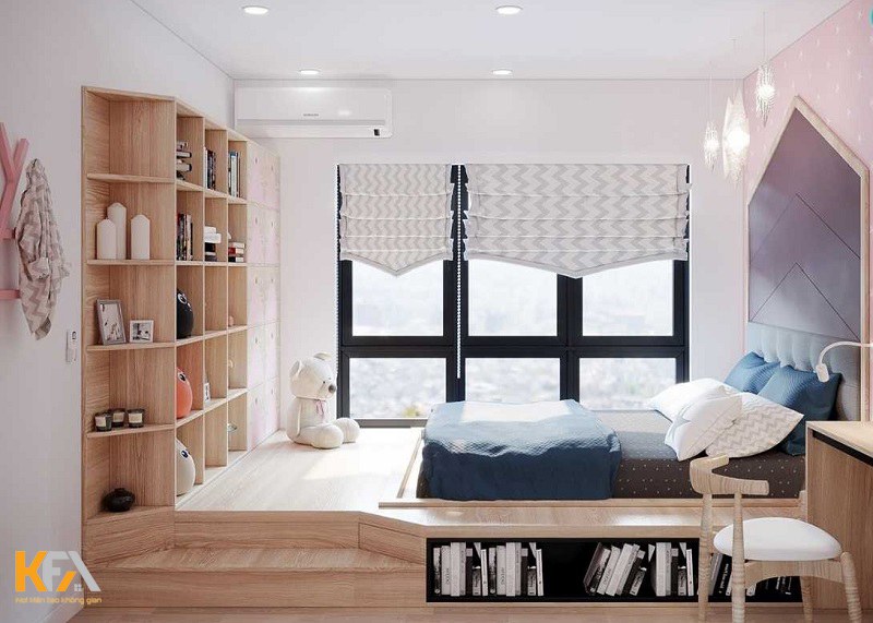 Một cách thiết kế phòng ngủ thông minh cho những không gian có diện tích nhỏ