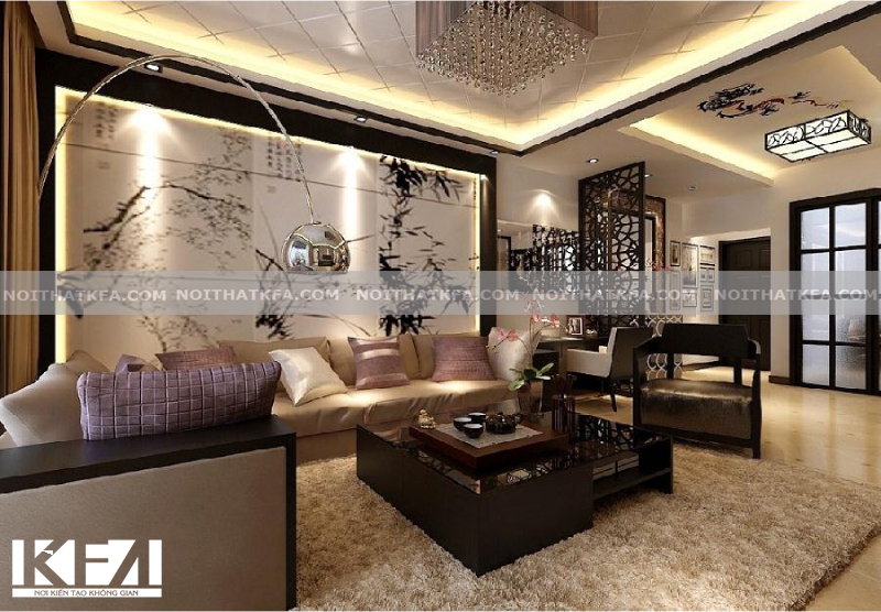 Thiết kế nội thất theo phong cách Á-Â