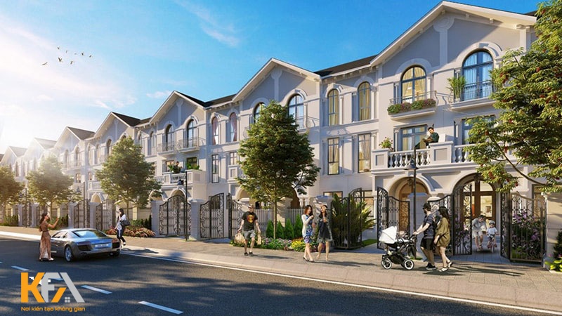 Biệt thự 3 tầng cổ điển