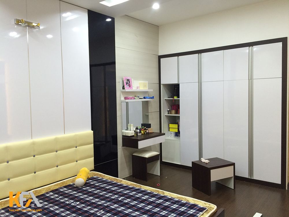 Tổng quan về mẫu thiết kế nội thất phòng ngủ nhà chị Ly Thái Nguyên