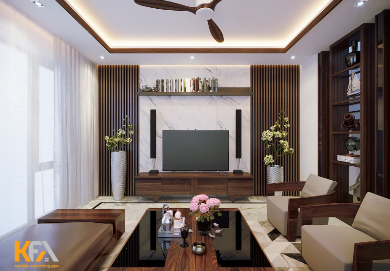 Thi công nội thất phòng khách chung cư đẹp hiện đại Thi công nội thất phòng khách chung cư đẹp hiện đại
