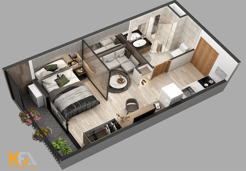 Thiết kế nội thất là quá trình mở màn lên ý tưởng tạo nên không gian sống hoàn hảo dựa trên bản vẽ 3D