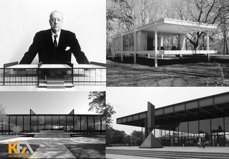 Ludwig Mies van der Rohe là một trong những kiến trúc sư nổi tiếng đã đặt nền móng cho phong cách tối giản