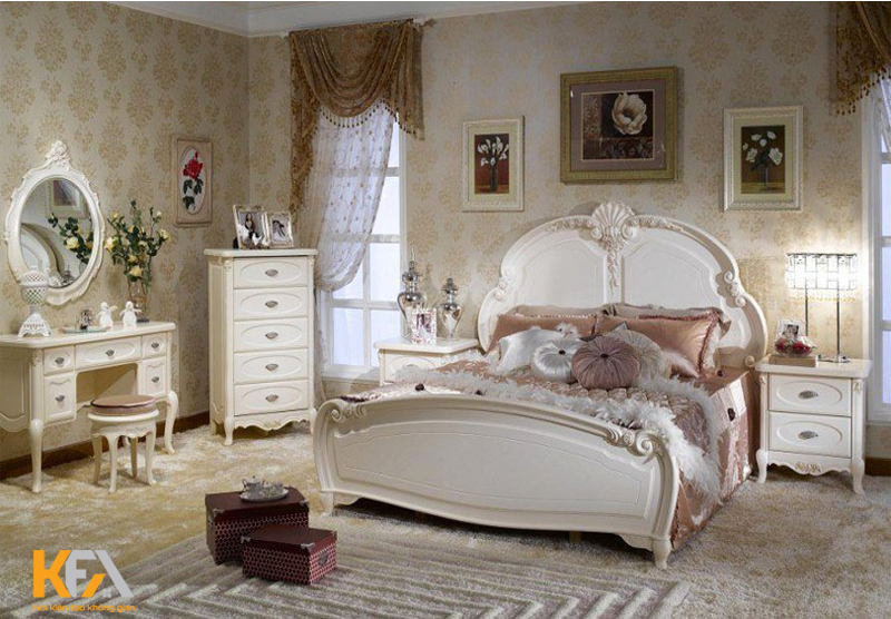 Trang trí phòng ngủ với những chiếc giường cổ điển