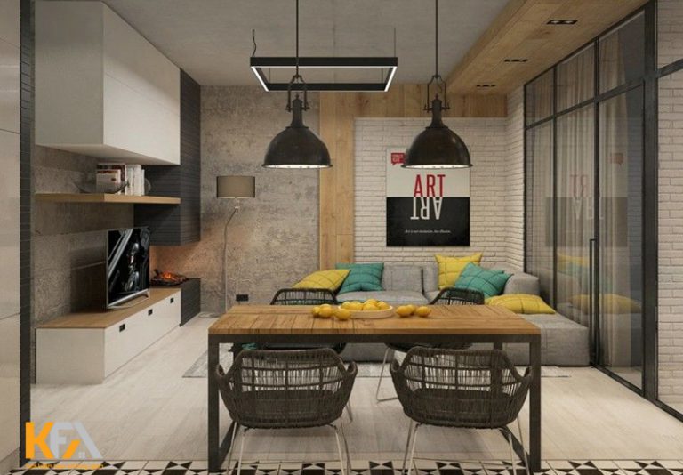 Tư vấn thiết kế nội thất phong cách thô mộc đẹp, ấn tượng nhất