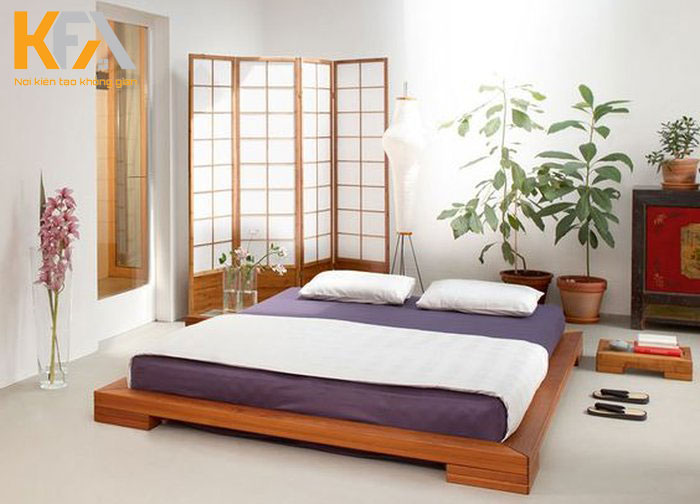 Giường ngủ bệt kiểu Nhật