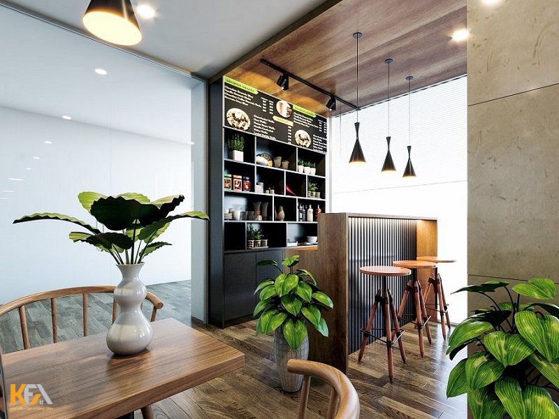 Thiết kế quán cafe nhỏ mang hơi thở của phong cách kiến trúc Châu Âu