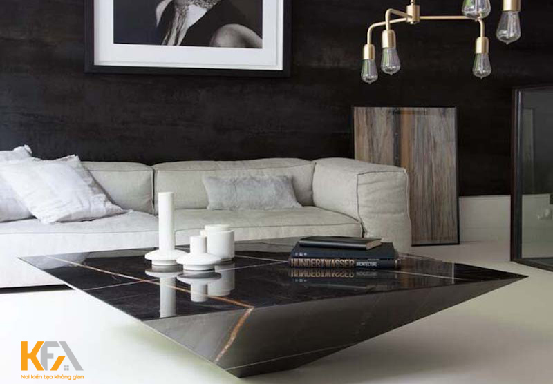 Khoảng cách giữa bàn trà phòng khách và ghế sofa cũng rất quan trọng