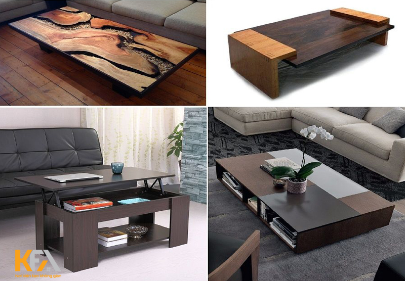 Kích thước bàn trà phòng khách phù hợp cùng với sự tương quan các đồ nội thất khác trong phòng khách sẽ nhận được sự cân đối theo phong thủy.