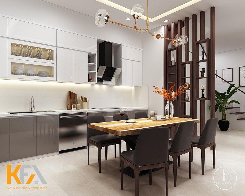 Thiết kế nội thất phòng bếp hiện đại Thiết kế nội thất phòng bếp hiện đại