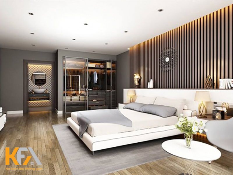 Thiết kế phòng ngủ master hiện đại rộng 20m2 luôn được ưu ái về diện tích và vị trí thiết kế Thiết kế phòng ngủ master hiện đại rộng 20m2 luôn được ưu ái về diện tích và vị trí thiết kế