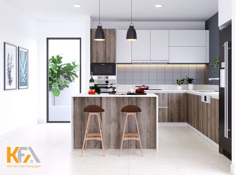 Cách sắp xếp đồ đạc khoa học giúp không gian bếp rộng rãi hơn Cách sắp xếp đồ đạc khoa học giúp không gian bếp rộng rãi hơn