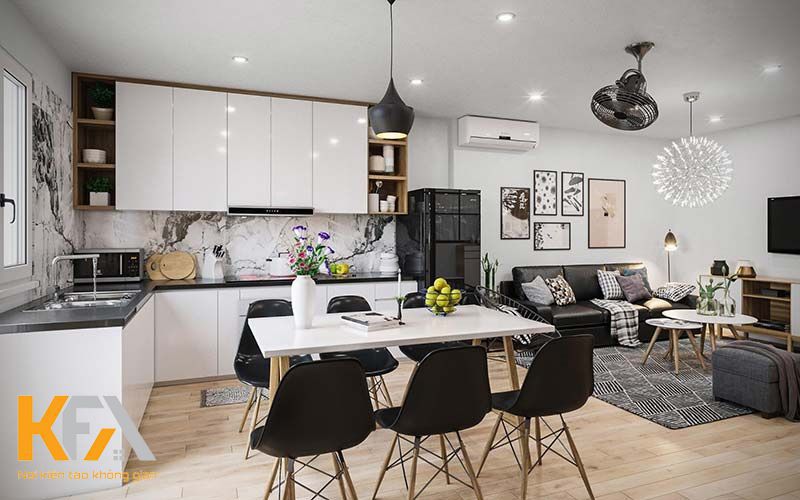Thiết kế phòng bếp nhà ống cần đảm bảo vừa đẹp vừa tiện nghi Thiết kế phòng bếp nhà ống cần đảm bảo vừa đẹp vừa tiện nghi