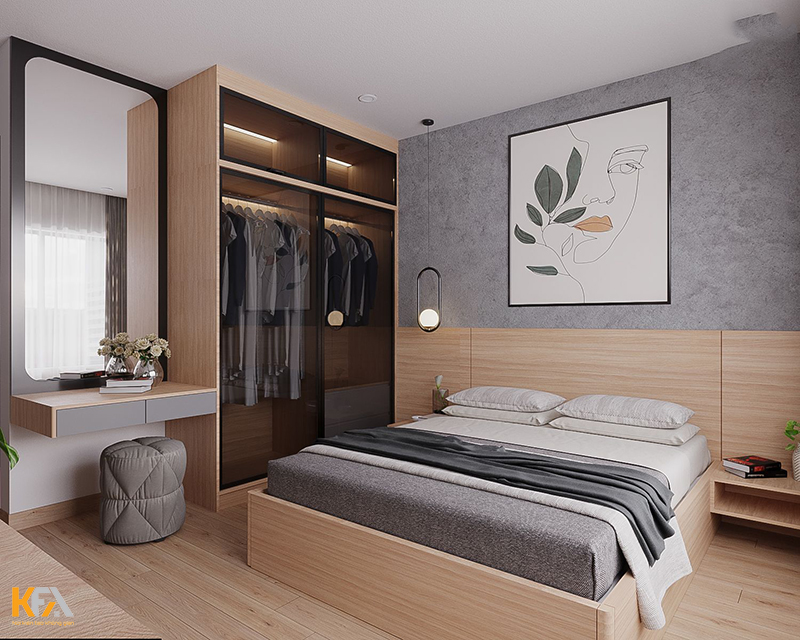  Thiết kế nội thất phòng ngủ chung cư 70m2-04
