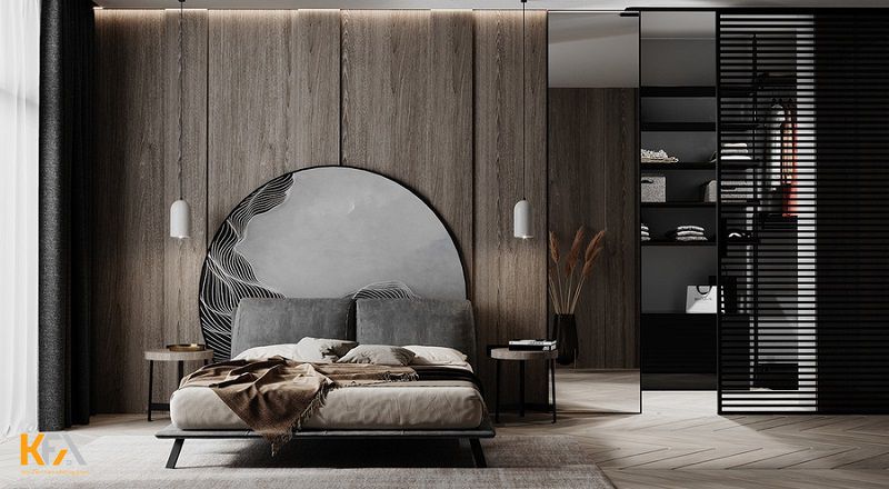 Thiết kế phòng ngủ với toilet bên trong phong cách Luxury