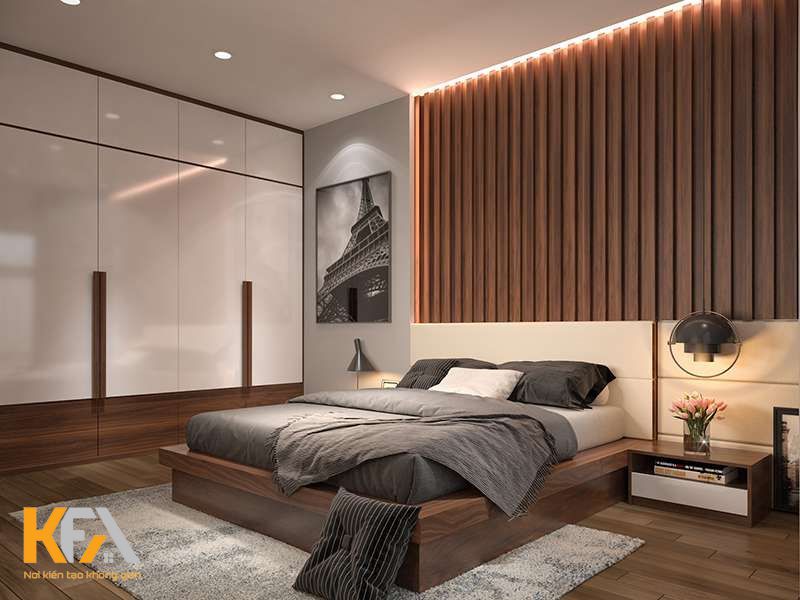 Toàn bộ nội thất bằng gỗ đã toát lên sự sang trọng, lịch thiệp của căn phòng rộng18m2 này Toàn bộ nội thất bằng gỗ đã toát lên sự sang trọng, lịch thiệp của căn phòng rộng18m2 này