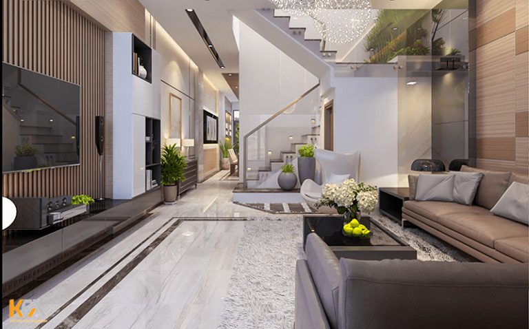 200+ Mẫu thiết kế phòng khách nhà ống 4m đẹp, Hot nhất 2024