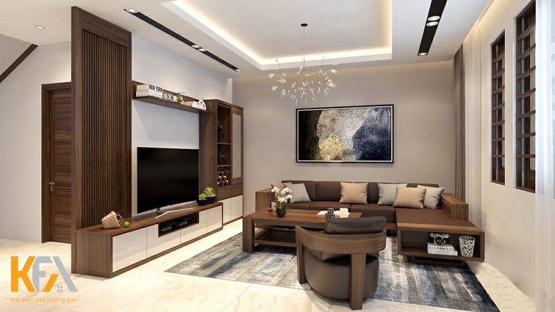 Mẫu thiết kế nội thất phòng khách được ưa chuộng với không gian có diện tích hẹp Mẫu thiết kế nội thất phòng khách được ưa chuộng với không gian có diện tích hẹp