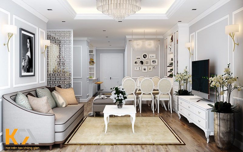 Thiết kế nội thất tân cổ điển sang trọng Thiết kế nội thất tân cổ điển sang trọng