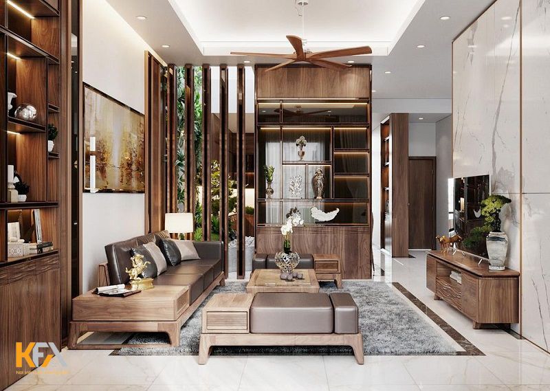 Nội thất gỗ phòng khách giúp bạn nâng tầm không gian sống