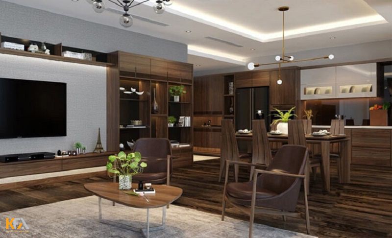 Thiết kế không gian phòng khách độc đáo với nội thất gỗ tự nhiên Thiết kế không gian phòng khách độc đáo với nội thất gỗ tự nhiên