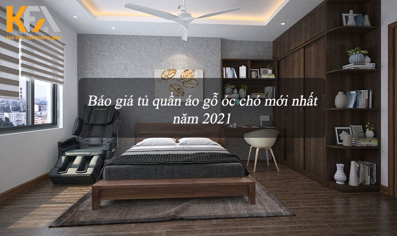 Báo giá tủ quần áo gỗ óc chó mới nhất 2021