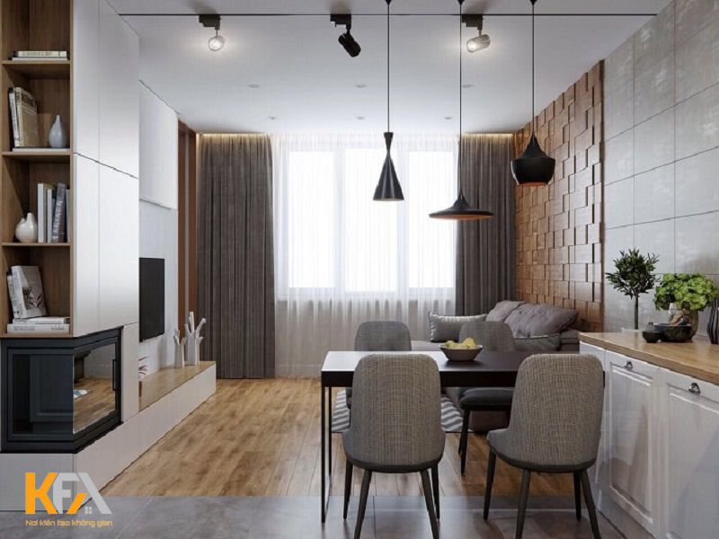 Sự kết hợp khéo léo giữa các gam màu của không gian phòng khách Sự kết hợp khéo léo giữa các gam màu của không gian phòng khách
