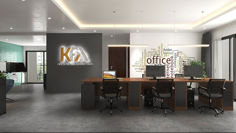 KFA - Đơn vị thiết kế thi công nội thất văn phòng uy tín, giá rẻ tại Hà Nội