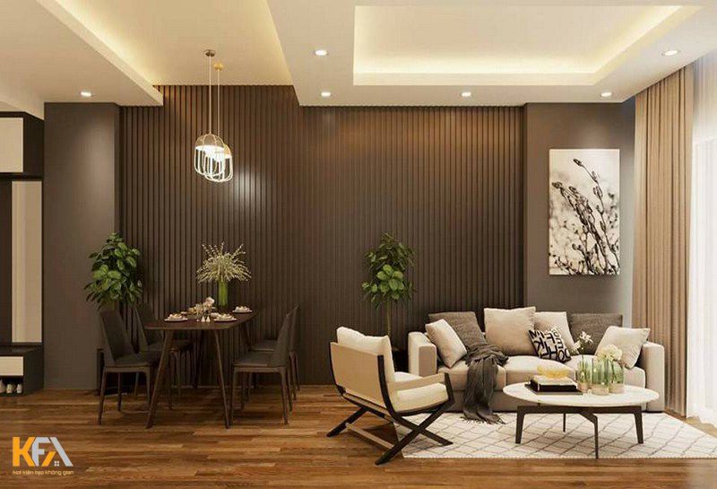 Tấm lam nhựa giả gỗ ốp tường phòng khách đa dạng Tấm lam nhựa giả gỗ ốp tường phòng khách đa dạng