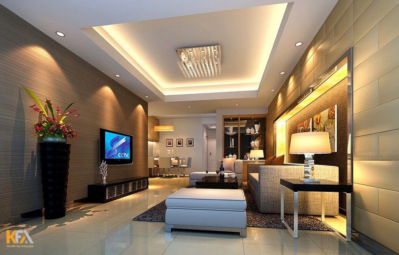 Thiết kế nội thất phòng khách cho nhà phố giúp bạn có một không gian tiện nghi, sang trọng