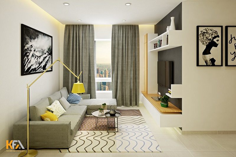Những gam màu xám - trắng - vàng nhạt đan xen, tự nhiên nhẹ nhàng Những gam màu xám - trắng - vàng nhạt đan xen, tự nhiên nhẹ nhàng