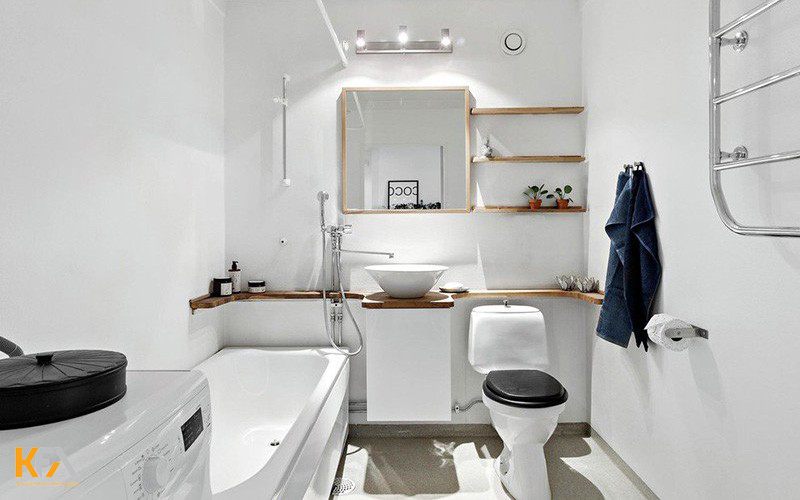 Những căn phòng tắm mang phong cách Scandinavian nổi tiếng với vẻ đẹp hiện đại và sự tiện dụng