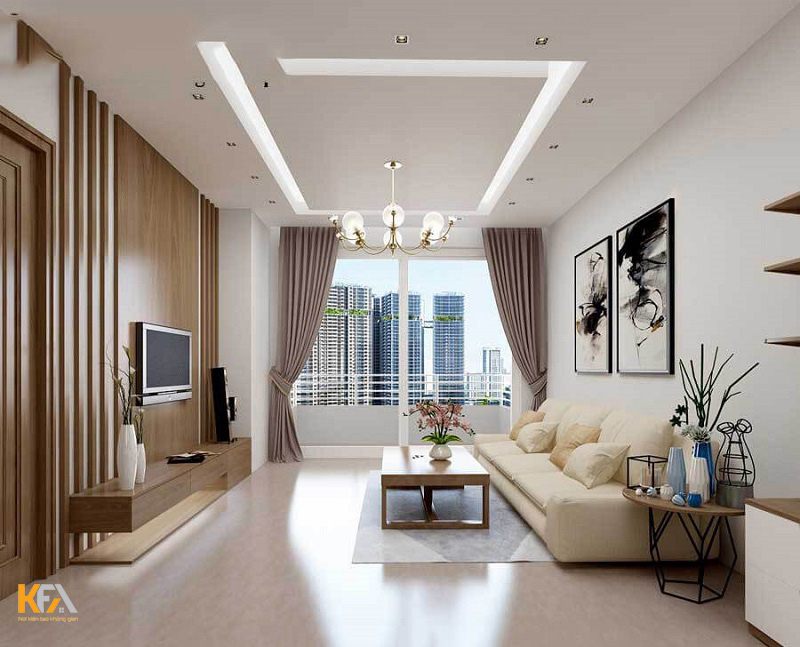 Lựa chọn đồ vật trang trí như tranh treo tường, đèn chùm giúp tạo điểm nhấn cho không gian phòng khách trở nên thu hút hơn. Lựa chọn đồ vật trang trí như tranh treo tường, đèn chùm giúp tạo điểm nhấn cho không gian phòng khách trở nên thu hút hơn.