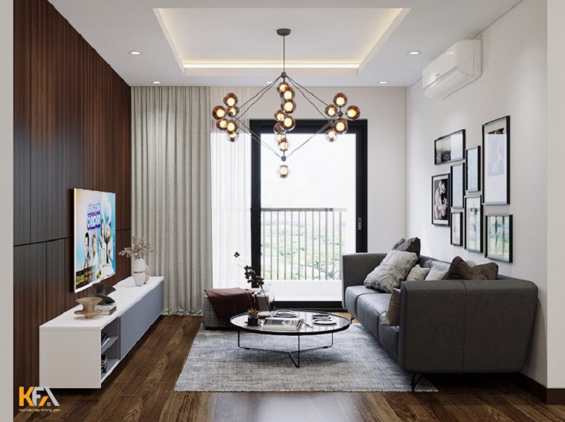 Các nội thất được sử dụng trong phòng khách đều rất đơn giản, tạo cảm giác nhẹ nhàng cho không gian phòng Tiến Lên Miền Các nội thất được sử dụng trong phòng khách đều rất đơn giản, tạo cảm giác nhẹ nhàng cho không gian phòng