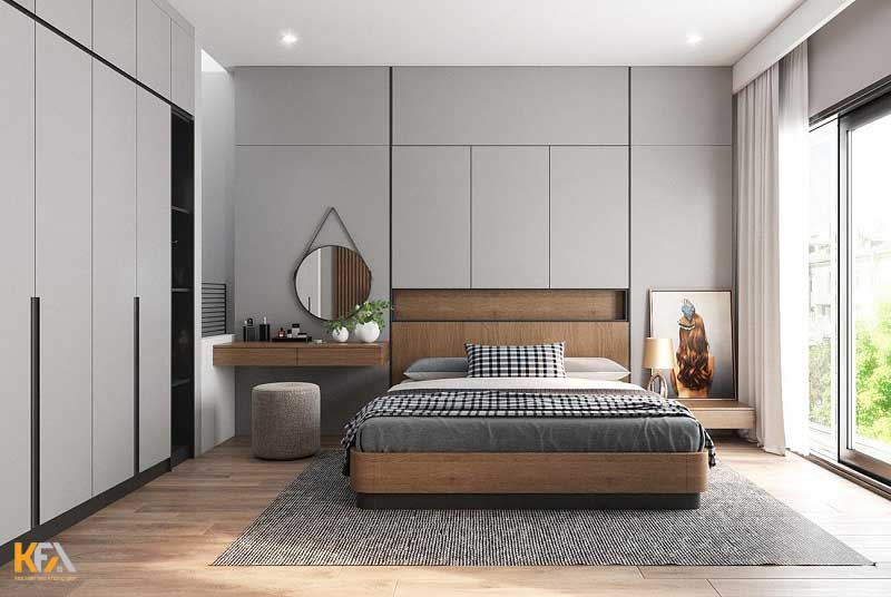 Thiết kế phòng ngủ hiện đại, sang trọng với những món đồ nội thất đơn giản nhưng đầy tinh tế Thiết kế phòng ngủ hiện đại, sang trọng với những món đồ nội thất đơn giản nhưng đầy tinh tế