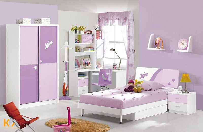 Thiết kế nội thất phòng ngủ trẻ em này vừa độc đáo vừa dễ thương