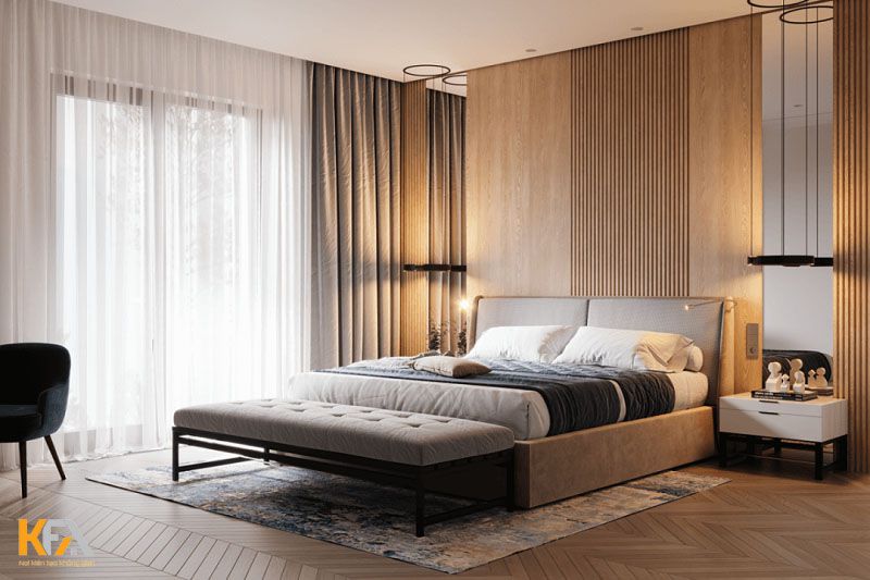 Mẫu phòng ngủ 2 cũng được thiết kế đơn giản nhưng vô cùng sang trọng, ấm cúng Mẫu phòng ngủ 2 cũng được thiết kế đơn giản nhưng vô cùng sang trọng, ấm cúng