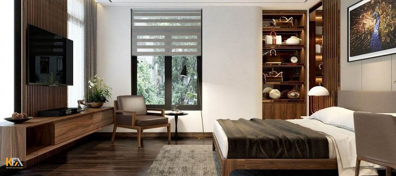 Nội thất phòng ngủ bằng gỗ tự nhiên an toàn cho sức khỏe, giúp bạn có giấc ngủ ngon hơn