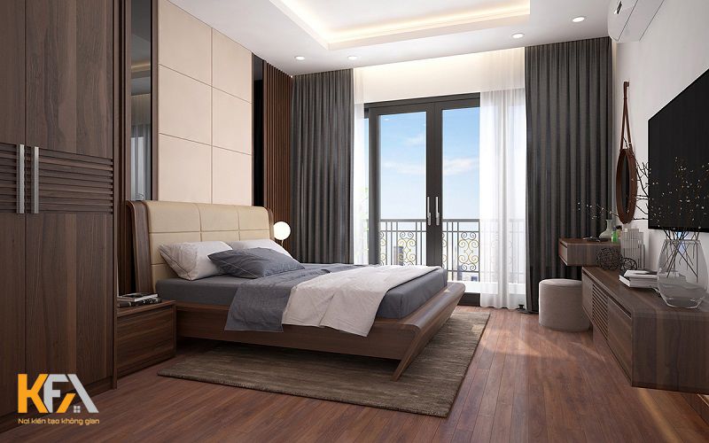 Phòng ngủ 2 được thiết kế đơn giản nhưng đầy tinh tế và sang trọng Phòng ngủ 2 được thiết kế đơn giản nhưng đầy tinh tế và sang trọng