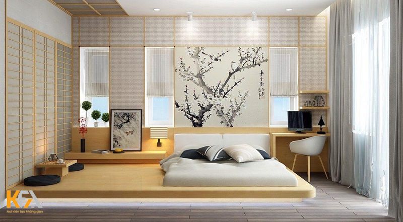Trang trí phòng ngủ không có giường theo phong cách Nhật Bản Trang trí phòng ngủ không có giường theo phong cách Nhật Bản