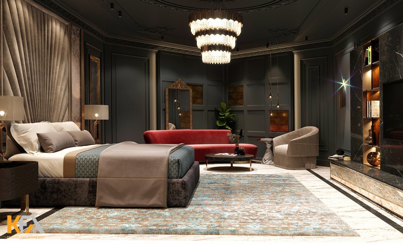 Mẫu thiết kế phòng ngủ Luxury siêu sang trọng và cá tính