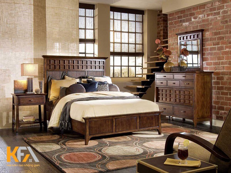 Trang trí phòng ngủ nhỏ cho nữ với phong cách vintage