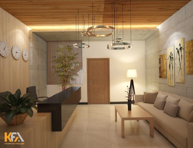 Phòng khách rộng với tone màu ấm áp, nổi bật là bức những tranh treo tường độc đáo Phòng khách rộng với tone màu ấm áp, nổi bật là bức những tranh treo tường độc đáo