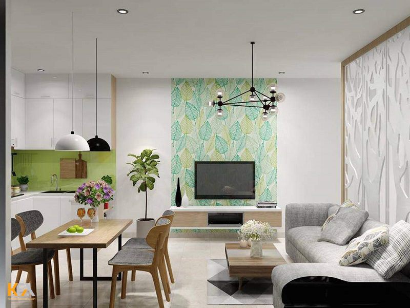 Sử dụng nội thất phù hợp sẽ giúp phòng khách thoáng và rộng hơn