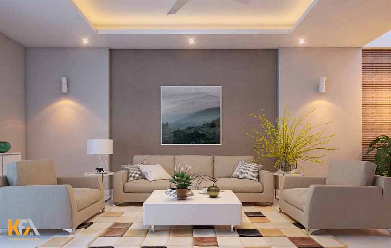 Top 50 mẫu trang trí ô vuông trên tường phòng khách đẹp nhất