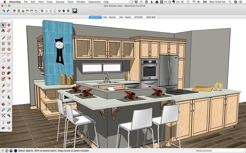 Phần mềm thiết kế nội thất online Sketchup