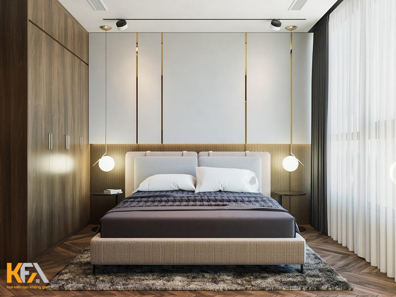 Thiết kế phòng ngủ 10m2 phong cách tối giản