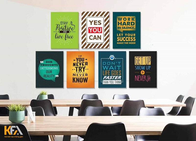 Đặt những câu nói truyền cảm hứng ở nơi dễ thấy Đặt những câu nói truyền cảm hứng ở nơi dễ thấy