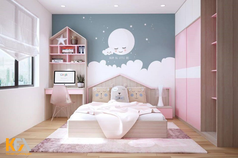 Nội thất phòng ngủ dành cho bé gái